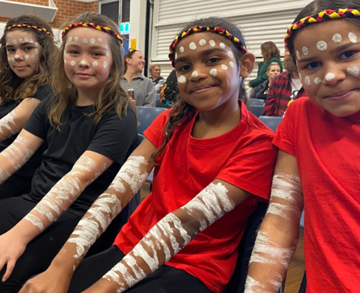 Photo of Koori girl dances at our NAIDOC day celebrations